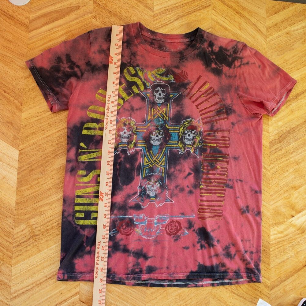 Adult T-Shirt Guns And Roses 90s Single Stitch Appetite For Destruction - Picture 6 of 10